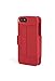 Kensington K39618WW Portafolio Duo Folio Wallet Case and Stand for iPhone 5 - 1 Pack - Carrying Case - Retail Packaging - Red Snakeskin