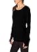 Yucharmyi Women's Backless Shirts Long Sleeve Active Shirts Women Long Sleeve Outdoor Shirts Long Sleeve Thumb Shirts Jersey Cut Out Loose Fitting T Shirt Long Sleeve Workout Blouse (Black, L)
