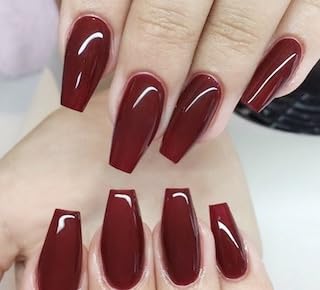 DND Gel Polish Set - 1 each of Red Gel Polish and Red Nail Polish, 633 Garnet Red, 0.5 Fl Oz - Image 8