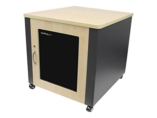 StarTech.com 	12U Rack Enclosure Server Cabinet - 21.5 in. Deep - Quiet - Wood Finish - Thumbnail 6