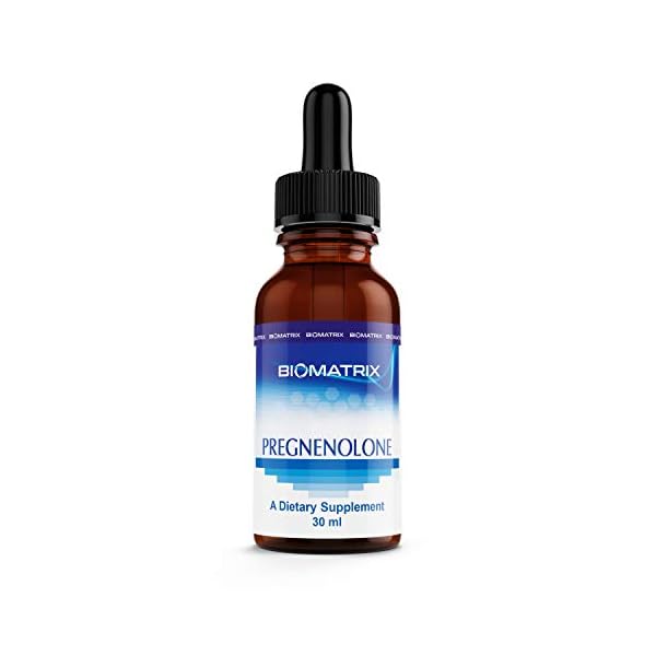 Pregnenolone-30-ml-500-x-24-mg-doses-by-BioMatrix--Supplement-for-Hormone-Balance-Stress-Energy-Adrenal-Fatigue-Brain-and-Memory-Function-Inflammation-Immunity-Liquid-Micronized Pregnenolone (30 Milliliter; 500 x 2.4 Milligram doses), Supplement for Hormone Balance, Stress, Energy, Brain and…
