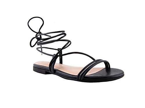 The-Drop-Womens-Samantha-Flat-Strappy-Lace-Up-Sandal