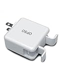 OPSO 2-Port 15W USB Wall Charger, Dual USB Power Adapter for iPhone 7 / 6s / 6 / 5s / 5/ Plus, SE, iPad, Galaxy S7 / S6 Edge, S5, Note, LG, Nexus, HTC & more- White