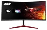 Acer Nitro 34" UWQHD 3440 x 1440 1500R Curved PC