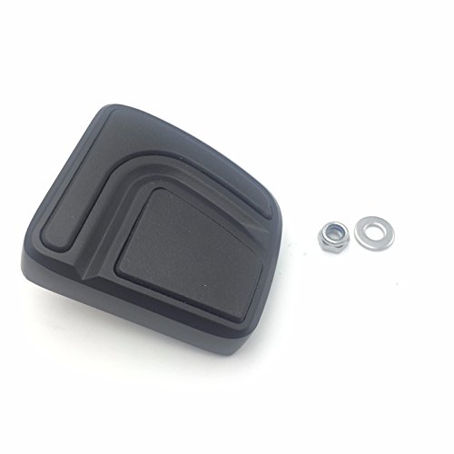 HTT Motorcycle Black Small Airflow Groove Brake Pedal Pad For Harley Davidson Bad Boy FXSTSB Springer Softail FXSTS Custom Vehicle Operations FXDWG3 FXDWG3 Springer Softail FXSTS