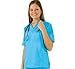 Women's Scrub Set - Medical Scrub Top and Pant, Water Blue, Small