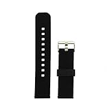 TenCloud Pebble Time Steel Replacement Strap Quick Release Silicone Watch Band 22mm Black