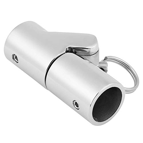 Tube Connector, Boat Pipe Connector, Marine Stainless Steel Folding Swivel Coupling Tube Pipe Connector Boat Hardware Fitting Folding Swivel Coupling (25mm口径)