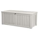 Keter Rockwood Jumbo 150 GL / 570 L White Outdoor Deck Storage Box