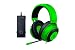 Razer Kraken Tournament Edition THX 7.1 Surround Sound Gaming Headset: Aluminum Frame - Retractable Noise Cancelling Mic - USB DAC Included - For PC, PS4, Nintendo Switch - Green primary