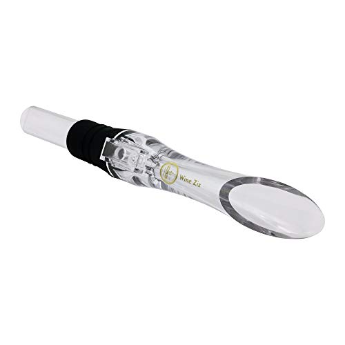 Wine Ziz Premium Wine Aerator Pourer - Premium Aerating Pourer and Decanter Spout