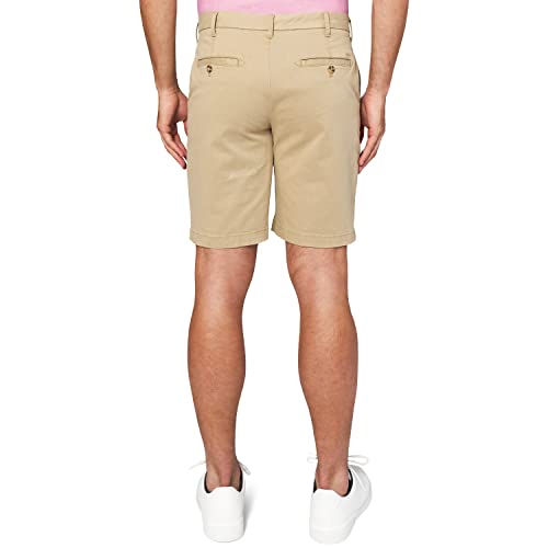 IZOD Men's Saltwater 9.5" Flat Front Chino Short Pale Khaki 29 for sale