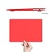 IBENZER MacBook Air 13 Inch Case, Soft Touch Hard Case Shell Cover with Keyboard Cover Screen Protector for Apple MacBook Air 13 A1369 1466 NO Touch ID, Red, MMA13RD+2