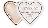 Makeup Revolution Blushing Hearts Triple Baked Highlighter, Goddess of Faith