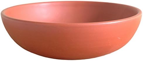 Terracotta Clay Bulb Pan. 2.25"H x 8.5"D. Hand Made in the USA (1, Terracotta)