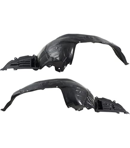Pair Front Fender Liners For Subaru Impreza 2008-2011 & WRX 2008-2010 – Driver & Passenger Side – Black