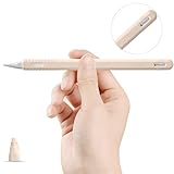 pzoz Case Compatible New Apple Pencil 2nd Generation Magnetic Pen Nib Protector Silicone Sleeve iPencil 2 Gen Grip Skin Cover Holder Clip Sticker Accessories for iPad Pro 11 12.9 inch 2018-Pink