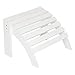 Shine Company Classic Ottoman, White