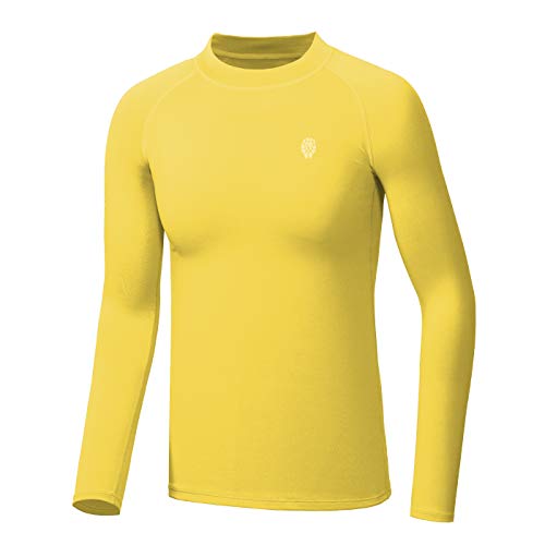 PIQIDIG Compression Shirts for Boys Long Sleeve Youth Base Layer Under