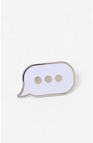 Pintrill Mens Speech Bubble Pin