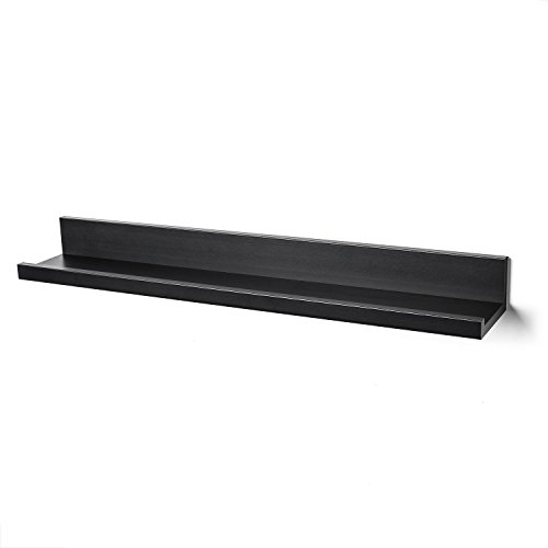 Floating Wall Shelf by Americanflat, 24-inch, Black