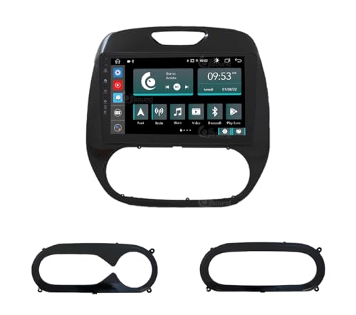 Autoradio fĂĽr Renault Captur Android GPS Bluetooth WiFi USB DAB+ Touchscreen 9" 8core Carplay AndroidAuto