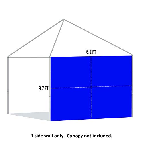 Punchau Canopy Sidewall Kit - Sidewalls for Pop Up Canopy Tent, 10 x 10 Feet - with or Without Door - 5 Colors to Choose from! (Sidewall Attachment, Blue)