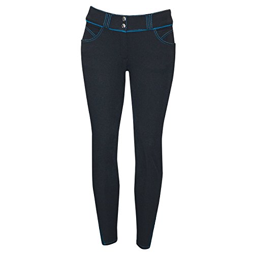 image for Elation Riding Breeches for Women Platinum Hudson – Leather Full Sea