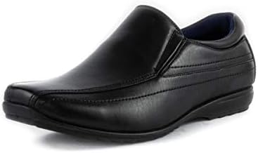 Us Brass Mens Black Tramline Stitch Driving Moccasins Loafer Shoes
