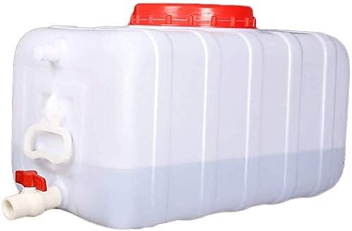 JNY Large capacity bucket Outdoor Water Tank Large Food Grade Home Car Water Storage Container With Lid/Faucet/Handle, Rectangular Rainwater Collection Barrel Enzyme Barrel Fresh water tank