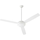 Quorum 20603-8 Expo 60" Ceiling Fan with LED Lights, Studio White