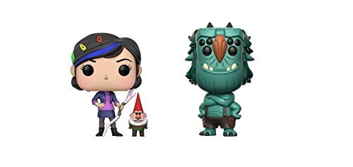 Funko POP! Television TrollHunters: Claire with Gnome and Blinky Blinkous Toy Action Figure - 2 POP BUNDLE