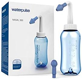 Neti Pot Nasal Wash Bottle Professional Medical Nasal Rinse Bottle(300ml) for Adult & Kid Nose Care with 30 Nasal Wash Salt Packets