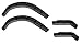 Madjax Golf Cart Fender Flare Set for EZGO TXT (1995-14)
