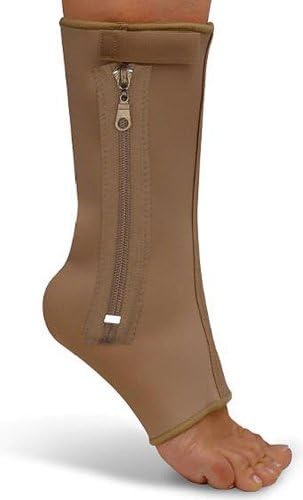 Compression Ankle Support - LARGE BEIGE