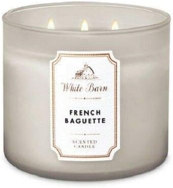 Amazon Com Bath And Body Works White Barn French Baguette 3 Wick