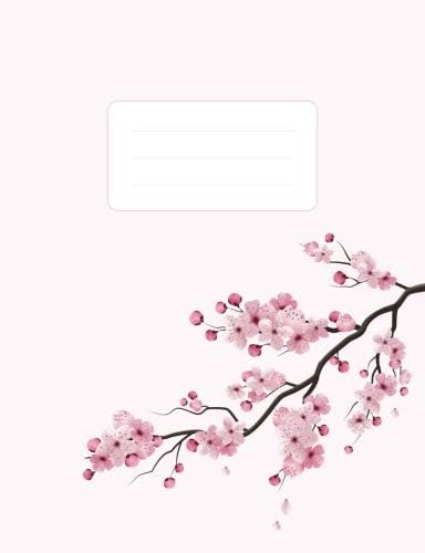 Japanese Composition Notebook: Sakura Cherry Blossom Tree: 100 Pages of 7.5" x 9.75" College Ruled Lined Paper, Matte Cover (Journal, Diary, Planner, Notes) (Cherry Blossom Journal) Paperback – 24 Sep 2018