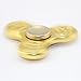 Spinner Fidget EDC ADHD Focus Toy Ultra Durable High Speed 2-6 Min Spins Precision Zinc Alloy (Gold)