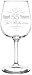 (55th) Aged To Perfection Elegant & Vintage Birthday Celebration Inspired - Laser Engraved 12.75oz Libbey All-Purpose Wine Taster Glass primary