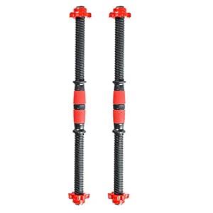 Wakauto 2pcs Dumbbell Bars, Durable Dumbbell Bars Barbell Handle Dumbbell Handle for Workout Training Sport