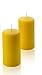 2 Yellow Citronella Scented Pillar Candle 6 Inch Tall X 3 Inch Wide