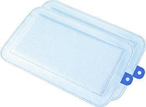 DryFur Pet Carrier Insert Pads Size Small 19.5in x 12.5in Blue – 2 Pack