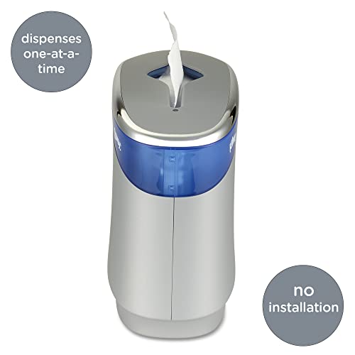 Kleenex® Reveal™ Countertop Folder Towel Dispenser (51904), Soft Grey, 13.3" x 9.0" x 5.2" (Qty