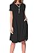 levaca Womens Summer Loose Swing Casual T-Shirt Midi Dress