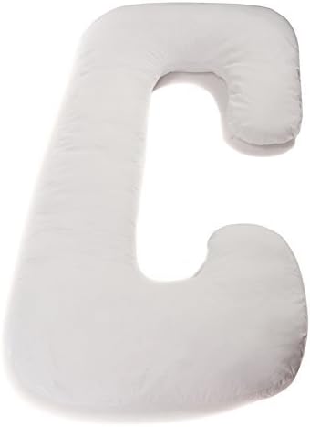 HIO SLEEP Maternity and Pregnancy Total Body Pillow for Side Sleeper, 100% Cotton Pillowcase