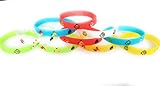 MA Creations Angry Birds Bracelets Kids Birthday Party Favors - Glow in The Dark (10 Pack)