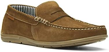 Catesby Mens Tan Slip On Loafer