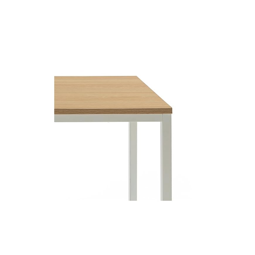 ZINUS Jennifer 55 Inch White Frame Desk / Computer Workstation / Office