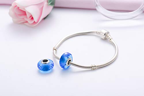 1 Changeable+Murano+Charms+Sterling+Birthday