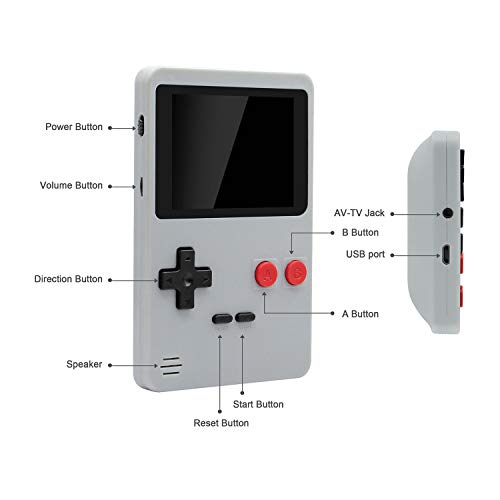 image for Hades Handheld Game Console,Portable Game Console Retro TV Gaming Buil